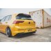 Накладка сплиттер на задний бампер на VW Golf VIII